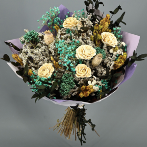 Ramo de Flores Preservadas Ana Celeste