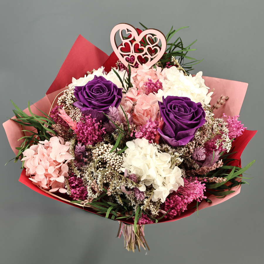 Bouquet Valentino Púrpura-Rosa