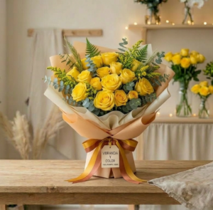 ramo de rosas amarillas amistad