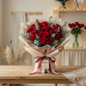 ramo de rosas rojas simbolo de amor