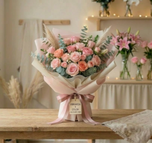 ramo de rosas rosas significado cariño