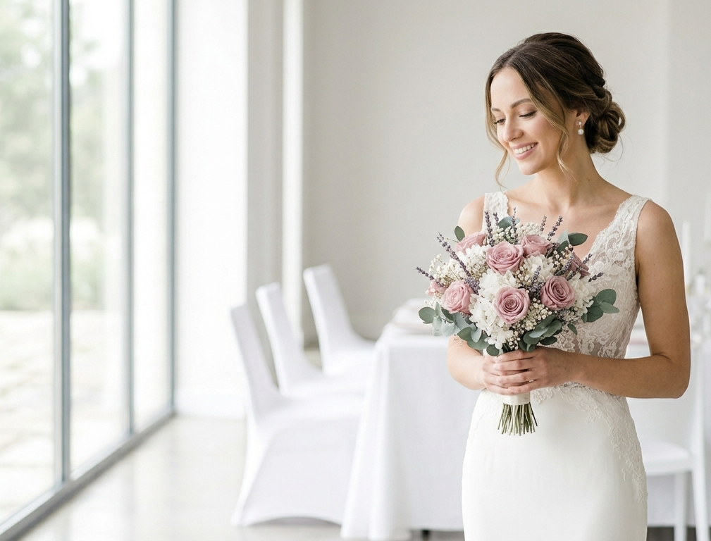 5 razones para elegir un ramo de novia preservado para tu boda